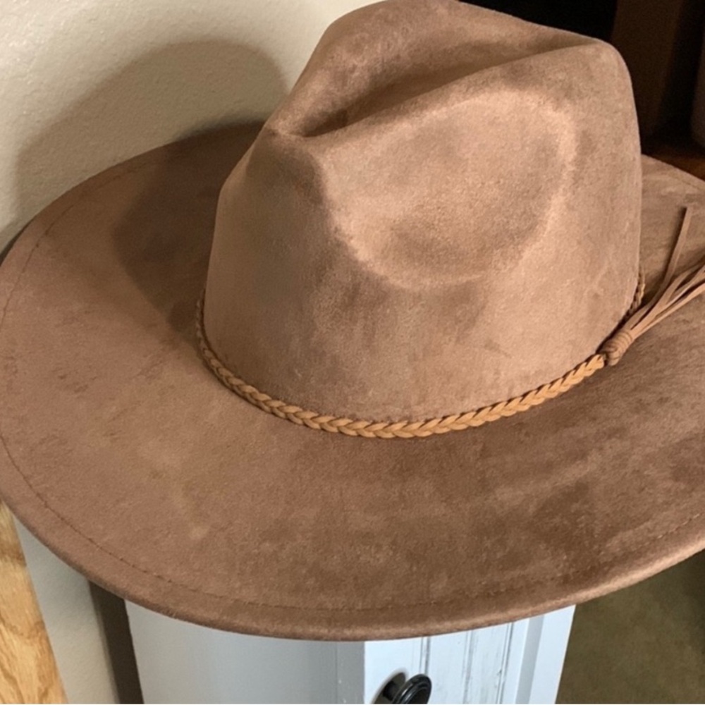 Western Brown "The Boss" Cowgirl Hat NEW - Picture 2 of 3